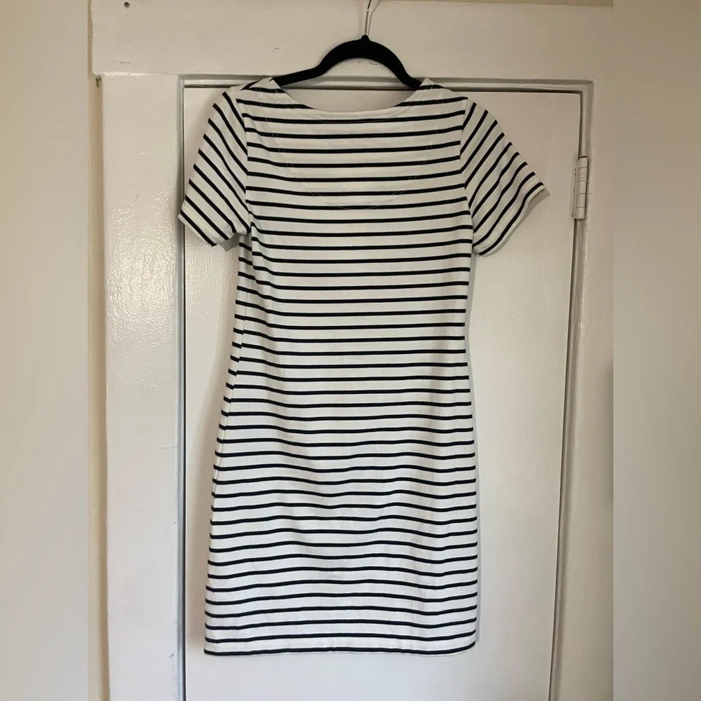 Joules‎ White striped dress size 4